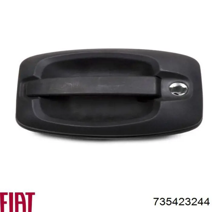 Ручка передньої двері зовнішня ліва Fiat/Alfa/Lancia 735423244 ціна, від 13.68 USD