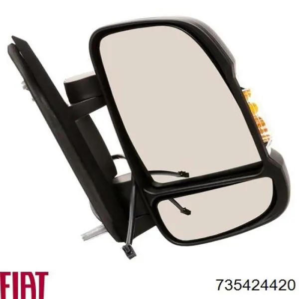 Ліве бічне дзеркало Fiat/Alfa/Lancia 735424420 ціна, від 73.89 USD