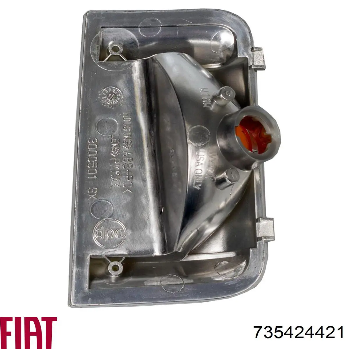 Ліве бокове дзеркало 735424421 Fiat/Alfa/Lancia