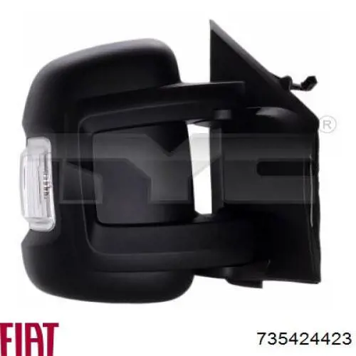 Купити 735424423 Fiat/Alfa/Lancia Бічне дзеркало заднього виду ліве
