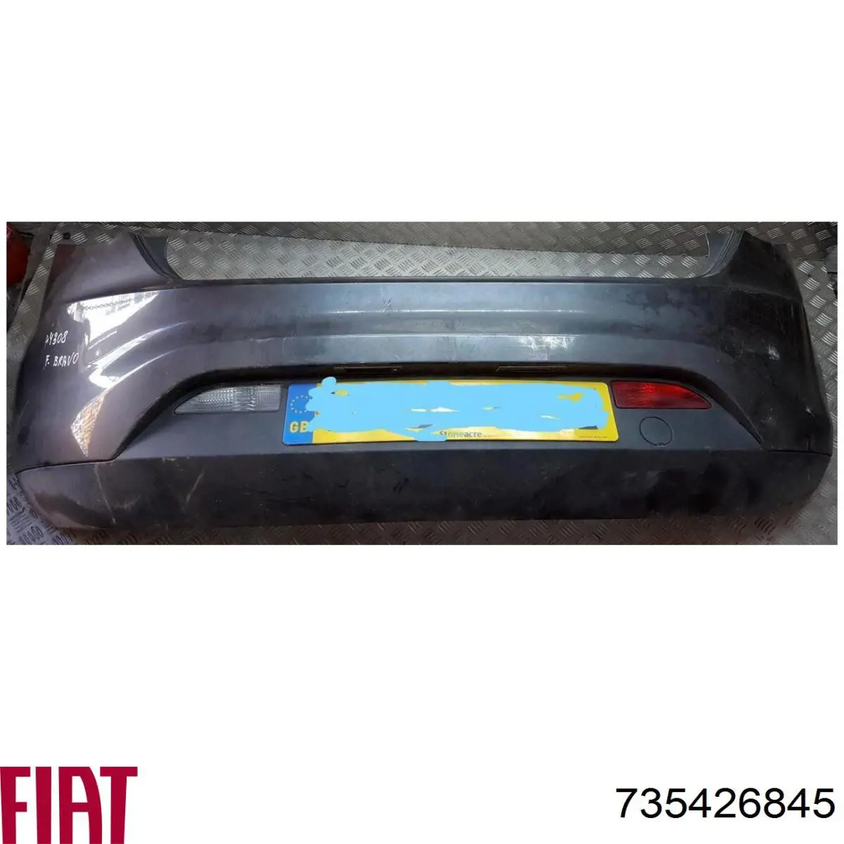  Задній бампер Fiat Bravo 2