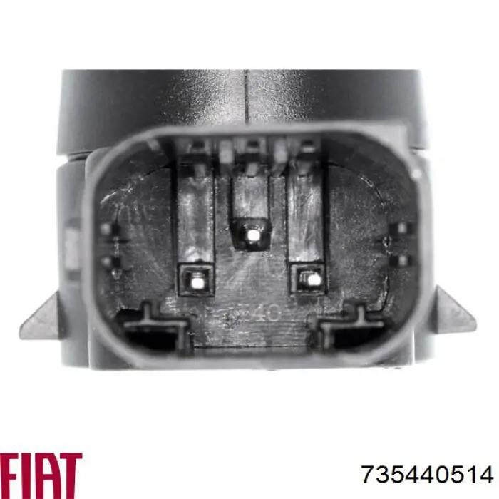 Датчик сигналізації паркування (парктронік), задній 735440514 Fiat/Alfa/Lancia
