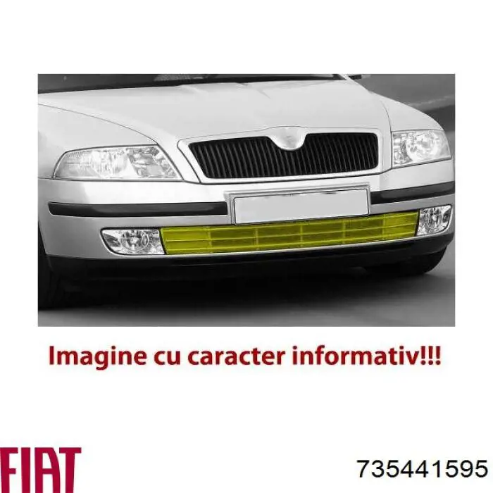  Решітка переднього бампера, ліва Fiat Bravo 