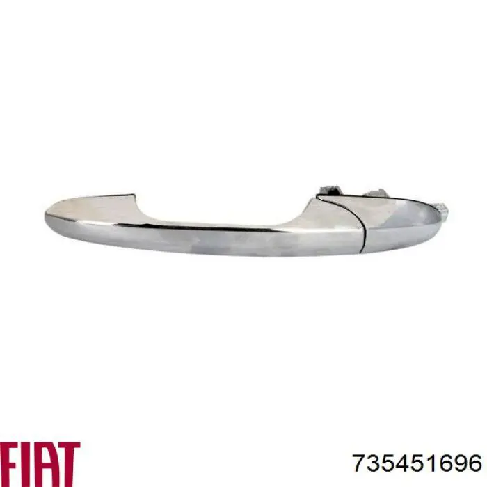 Ручка передньої двері зовнішня права Fiat/Alfa/Lancia 735451696 ціна, від 30.45 USD