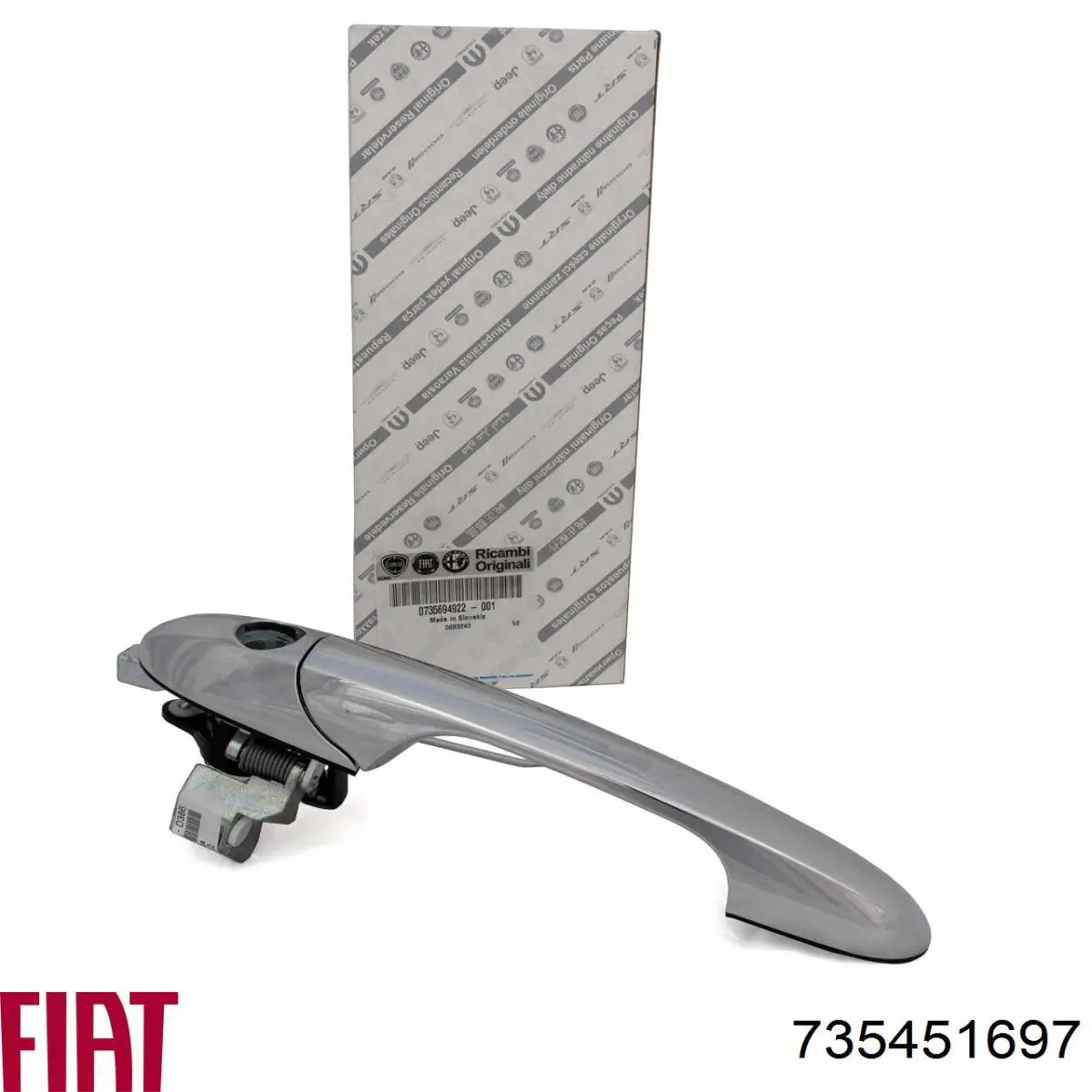 Купити 735451697 Fiat/Alfa/Lancia Ручка передньої двері зовнішня ліва