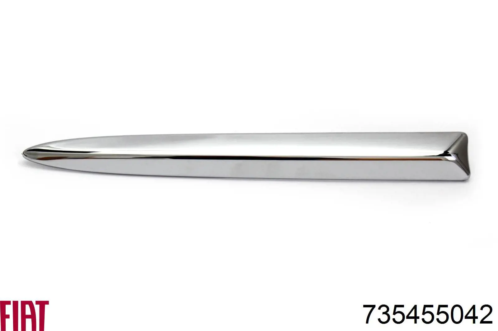 Молдинг решітки радіатора, правий Fiat/Alfa/Lancia 735455042 ціна, від 10.51 USD