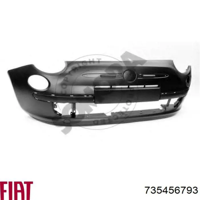 Бампер на авто Fiat/Alfa/Lancia 735456793 ціна, від 63.15 USD