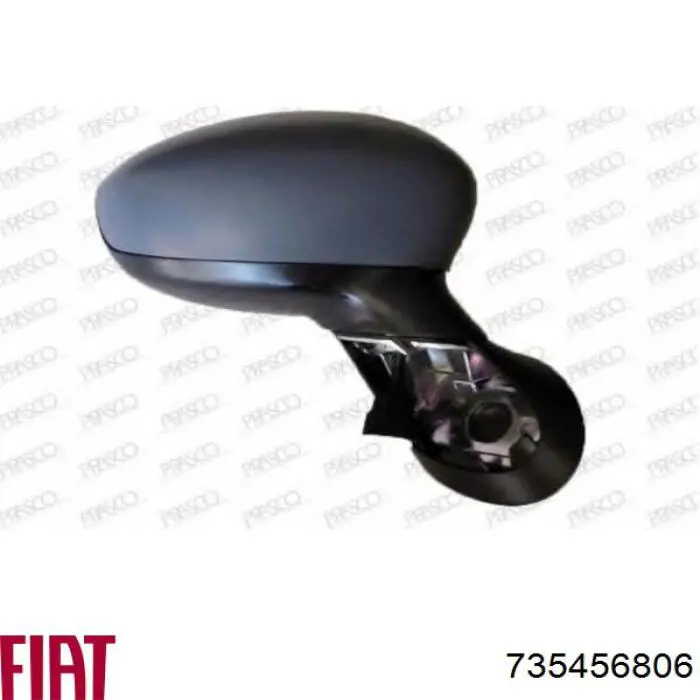 Купити 735456806 Fiat/Alfa/Lancia Накладка/кришка дзеркала заднього виду, права