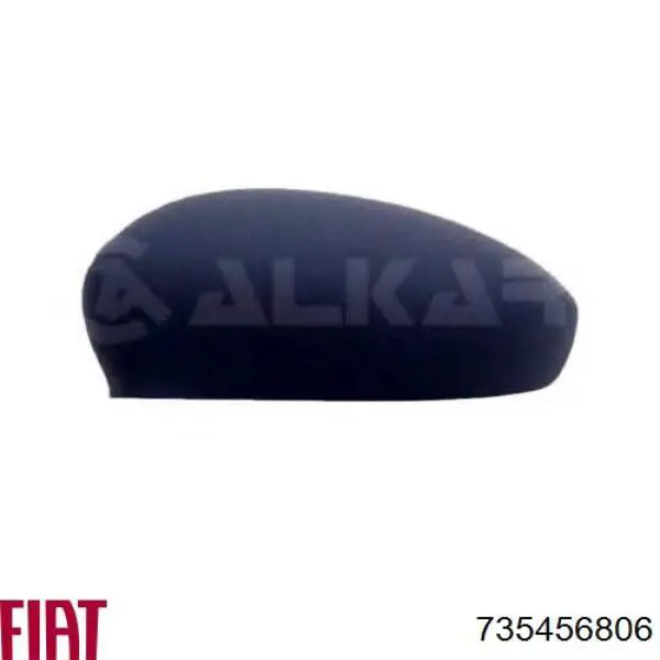 Накладка правого дзеркала заднього виду Fiat/Alfa/Lancia 735456806 ціна, від 13.65 USD