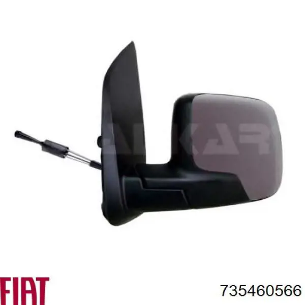 735460566 Fiat/Alfa/Lancia Праве дзеркало заднього виду