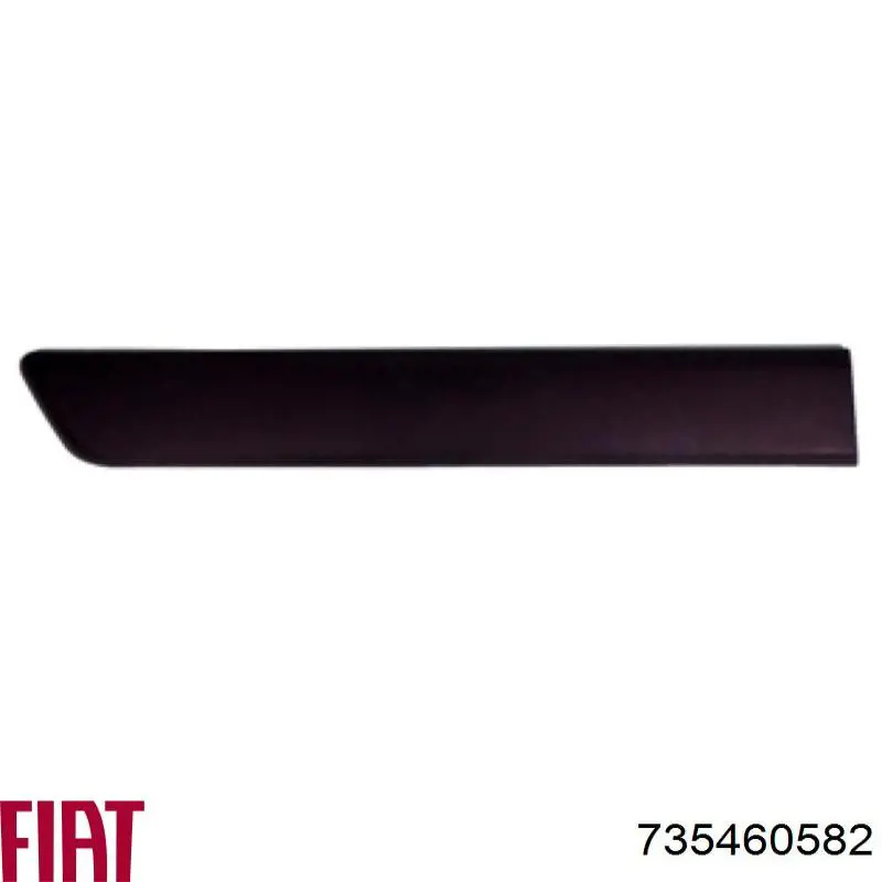 30850041 Polcar Молдинг задніх правих дверей, нижній
