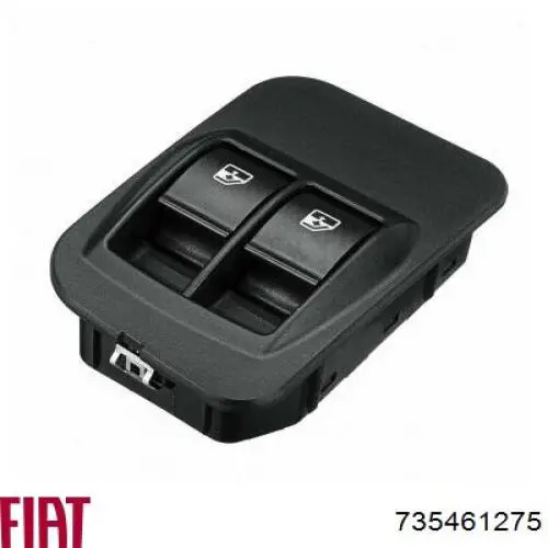 Кнопковий блок керування склопідіймачами передній лівий 735461275 Fiat/Alfa/Lancia