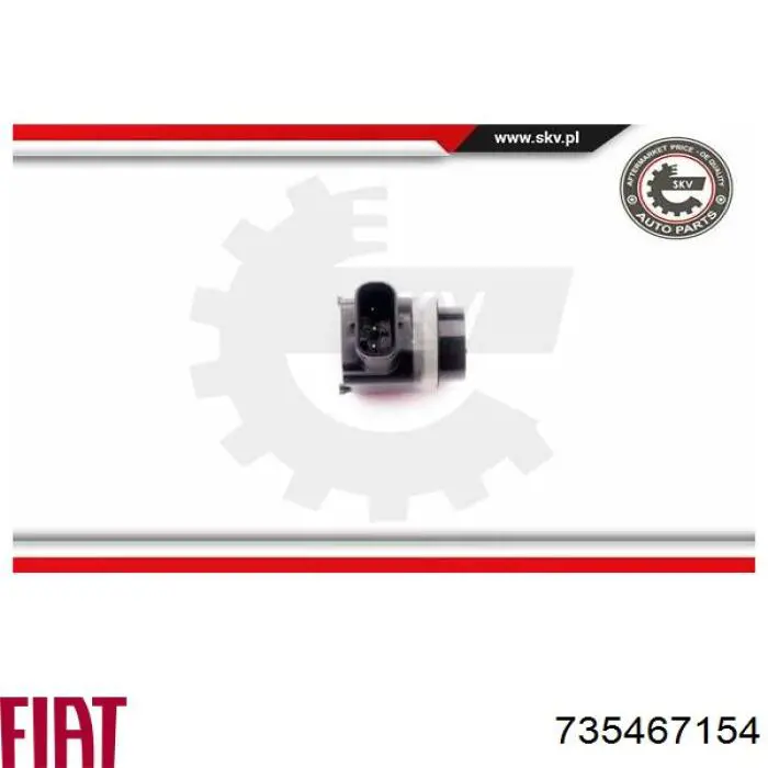 735467154 Fiat/Alfa/Lancia Датчик сигналізації парковки (парктронік), задній