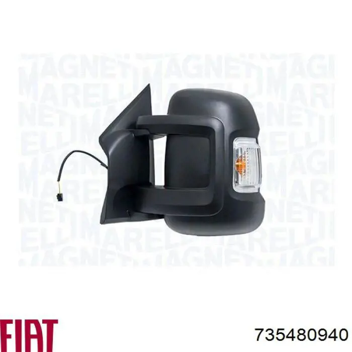 Купити 735480940 Fiat/Alfa/Lancia Бічне дзеркало заднього виду ліве