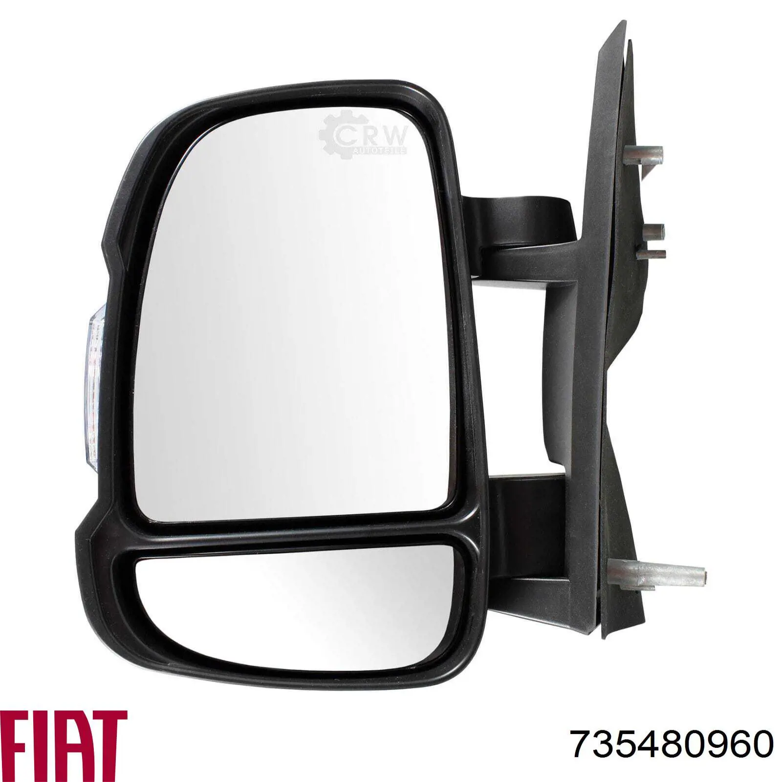 Ліве бічне дзеркало Fiat/Alfa/Lancia 735480960 ціна, від 97.61 USD