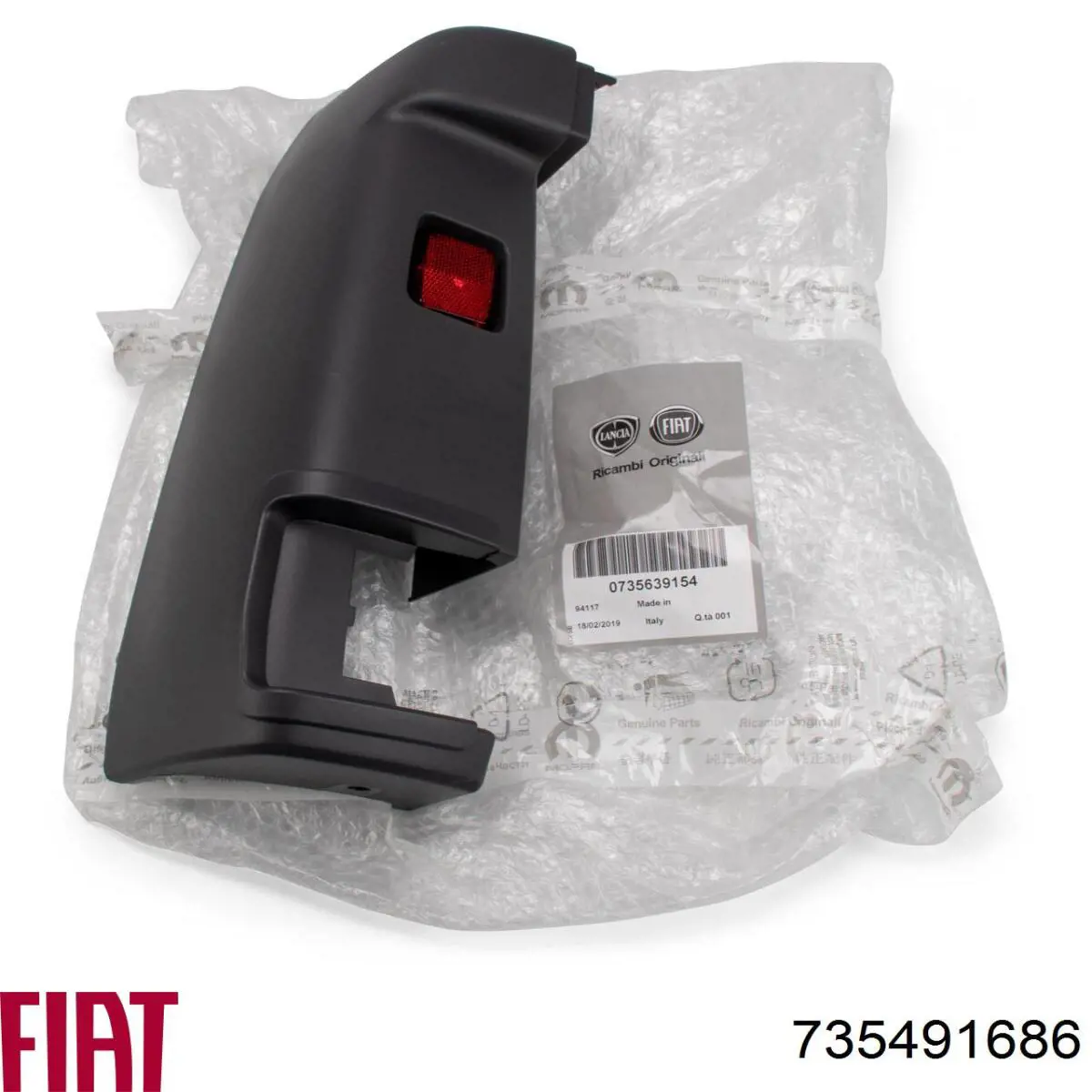 735491686 Fiat/Alfa/Lancia Накладка заднього лівого крила