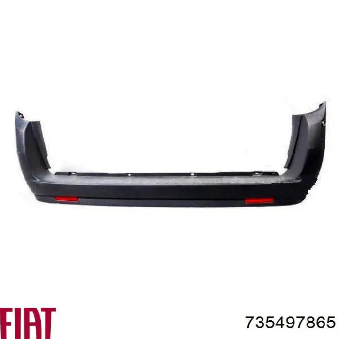 735497865 Fiat/Alfa/Lancia Буфер (бампер) задній