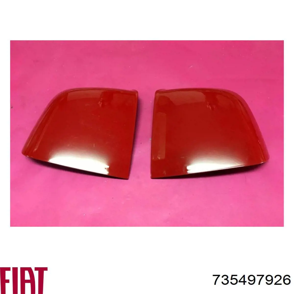Накладка дзеркала заднього виду, права 735497926 Fiat/Alfa/Lancia