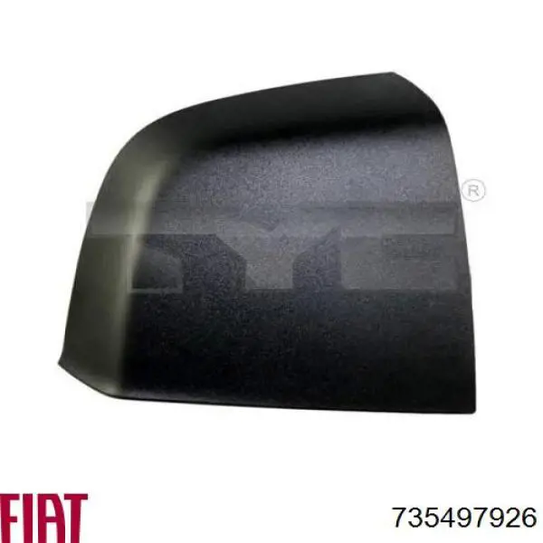 Накладка правого дзеркала заднього виду Fiat/Alfa/Lancia 735497926 ціна, від 14.42 USD