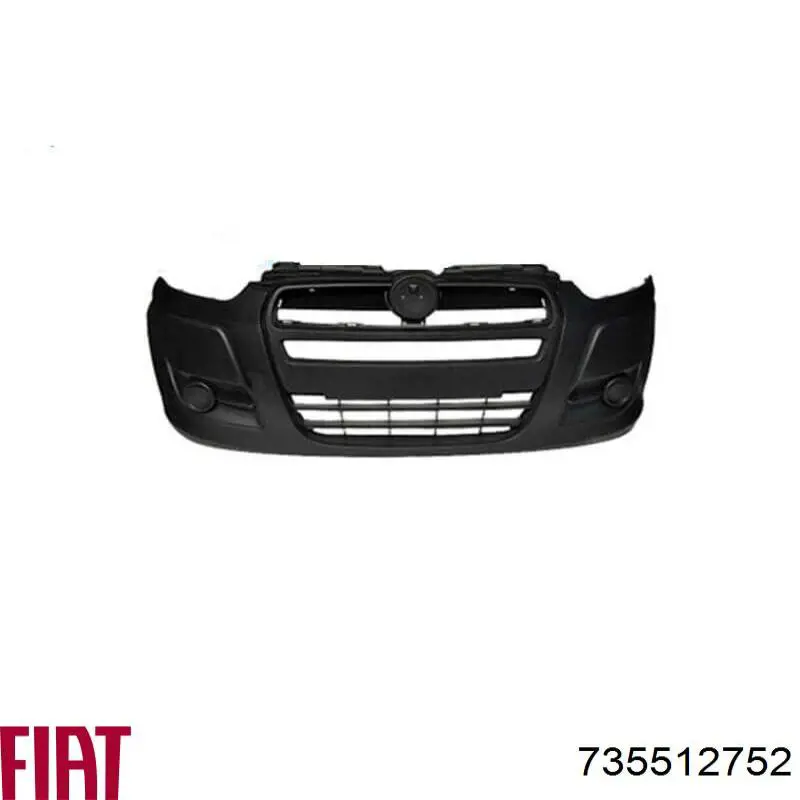 735512752 Fiat/Alfa/Lancia Бампер передній в зборі