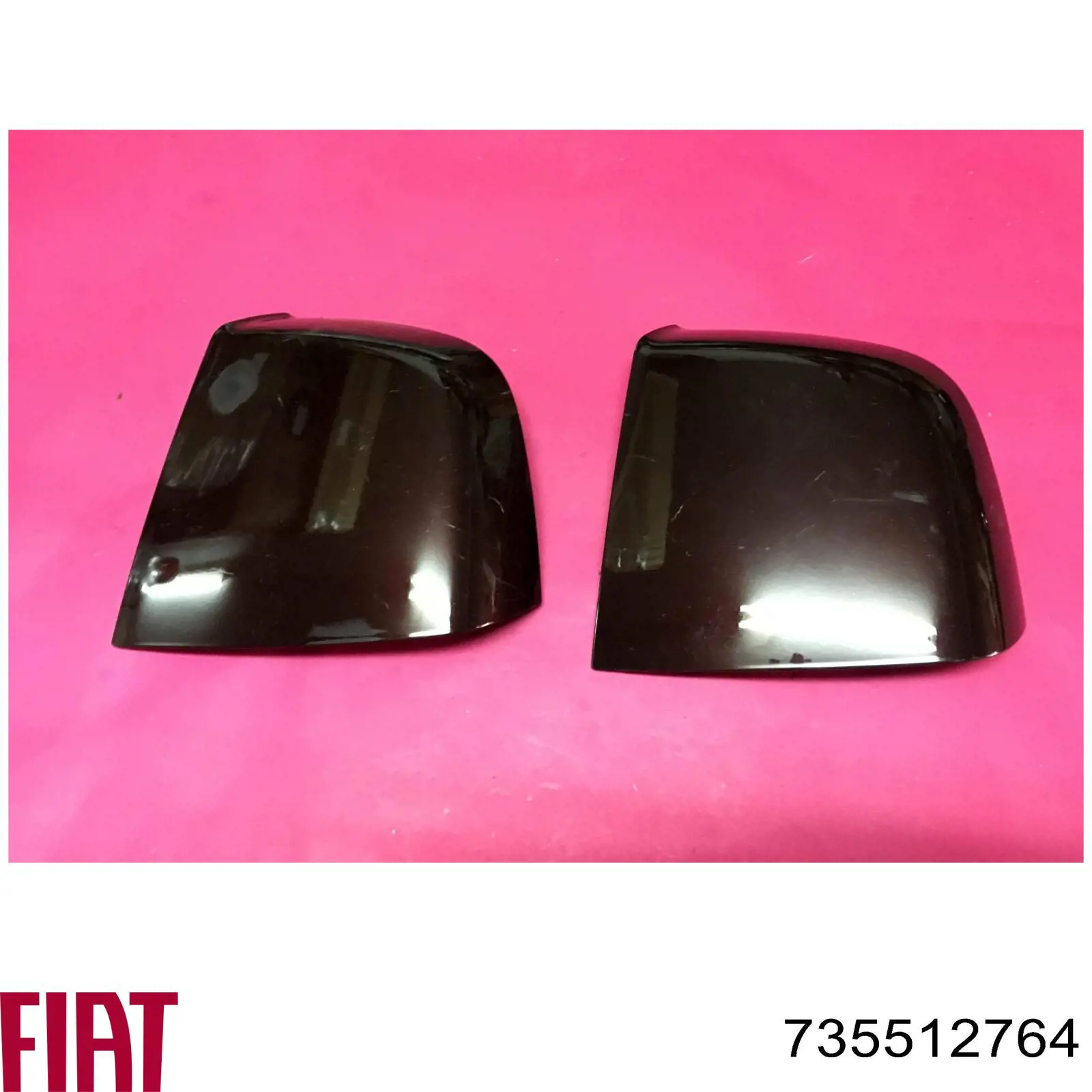 Накладка дзеркала заднього виду, права 735512764 Fiat/Alfa/Lancia
