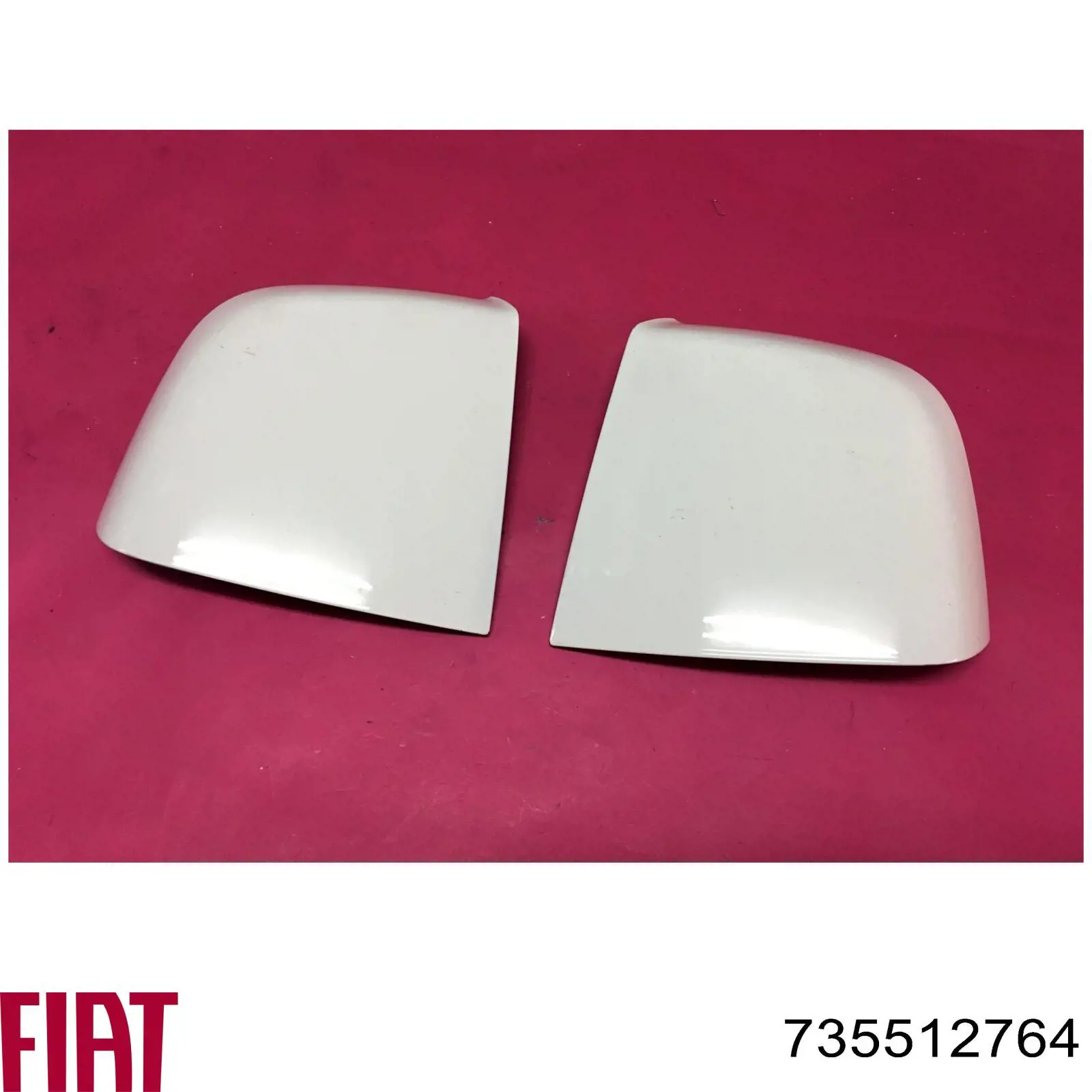 735512764 Fiat/Alfa/Lancia Накладка дзеркала заднього виду, права