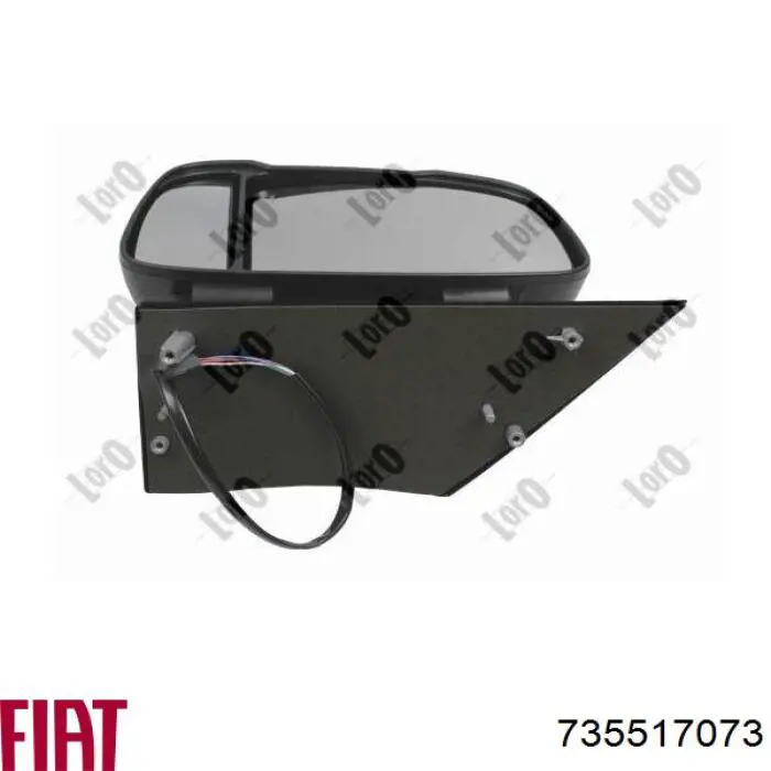 735517073 Fiat/Alfa/Lancia Дзеркало заднього виду, ліве