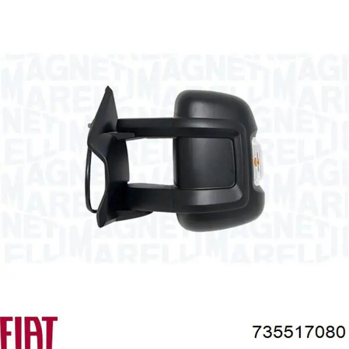 Ліве бічне дзеркало Fiat/Alfa/Lancia 735517080 ціна, від 188.39 USD