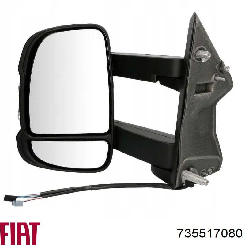Ліве бокове дзеркало 735517080 Fiat/Alfa/Lancia