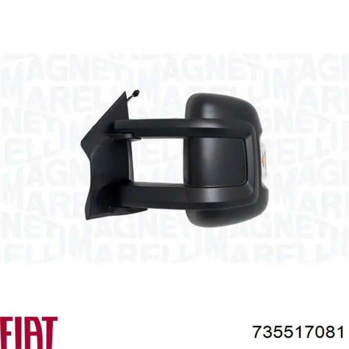 Ліве бічне дзеркало Fiat/Alfa/Lancia 735517081 ціна, від 144.26 USD