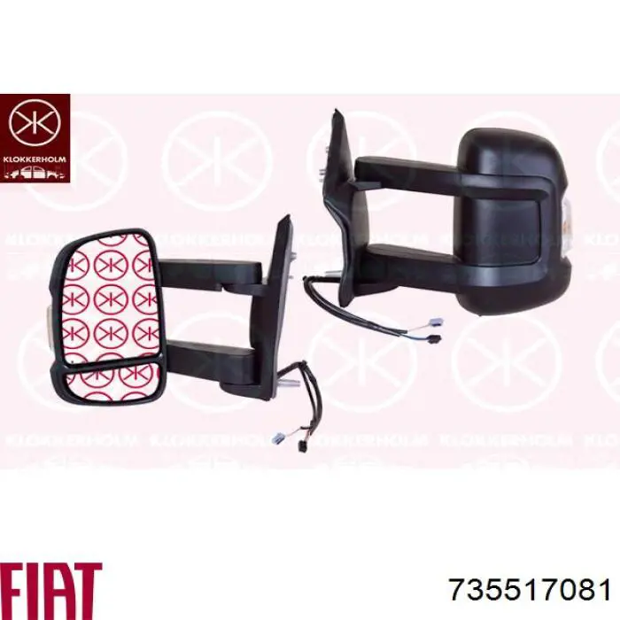 Купити 735517081 Fiat/Alfa/Lancia Бічне дзеркало заднього виду ліве