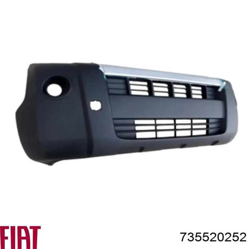 Передній бампер 735520252 Fiat/Alfa/Lancia