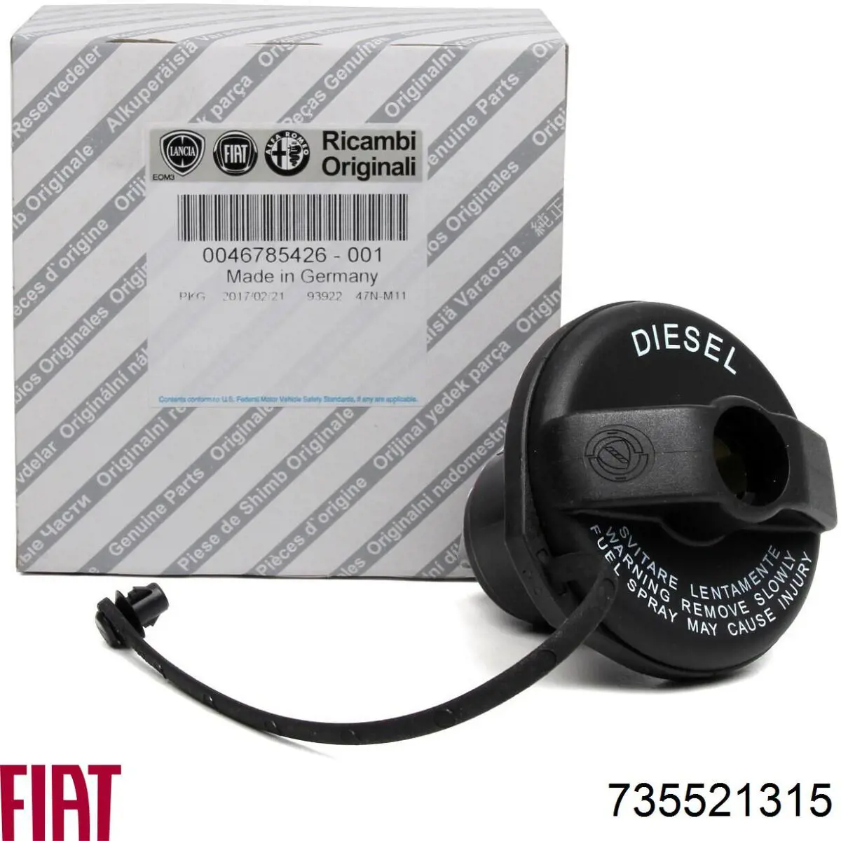 Купити 735521315 Fiat/Alfa/Lancia Перемикач підрульовий, лівий
