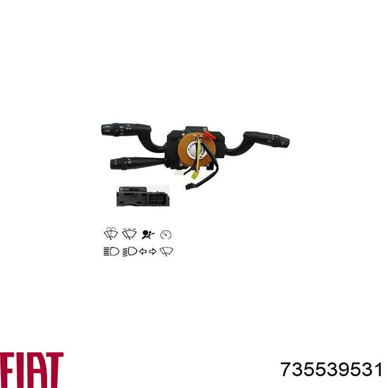 735539531 Fiat/Alfa/Lancia Перемикач підрульовий, лівий