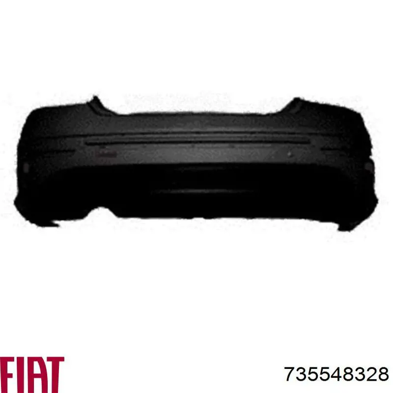 735548328 Fiat/Alfa/Lancia Буфер (бампер) задній
