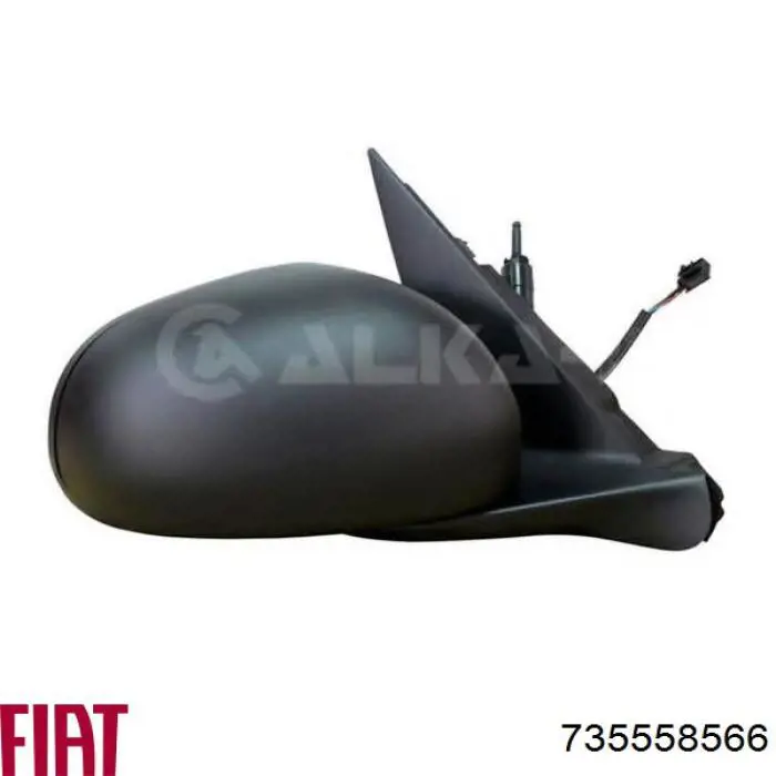 Праве бічне дзеркало Fiat/Alfa/Lancia 735558566 ціна, від 68.40 USD