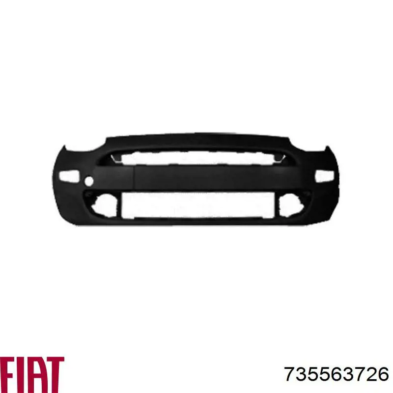 Купити 735563726 Fiat/Alfa/Lancia Буфер (бампер) передній