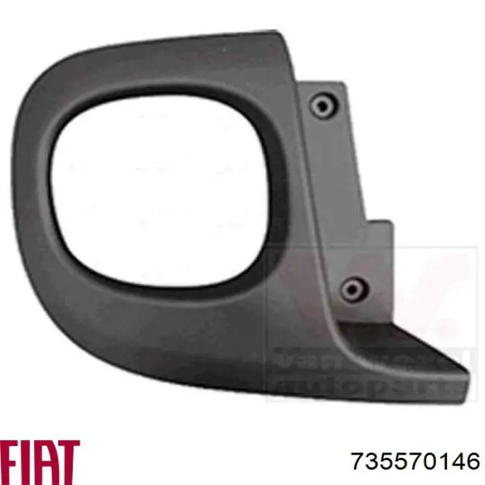 Кожух бампера заднього Fiat/Alfa/Lancia 735570146 ціна, від 212.71 USD