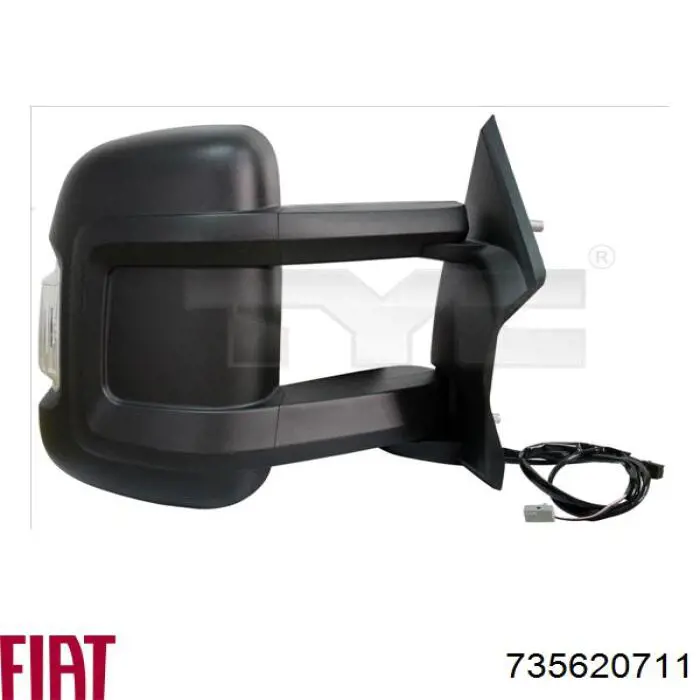 Дзеркало праве 735620711 Fiat/Alfa/Lancia
