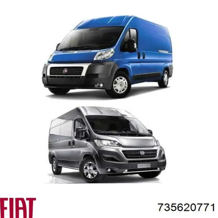 Ліве бокове дзеркало 735620771 Fiat/Alfa/Lancia