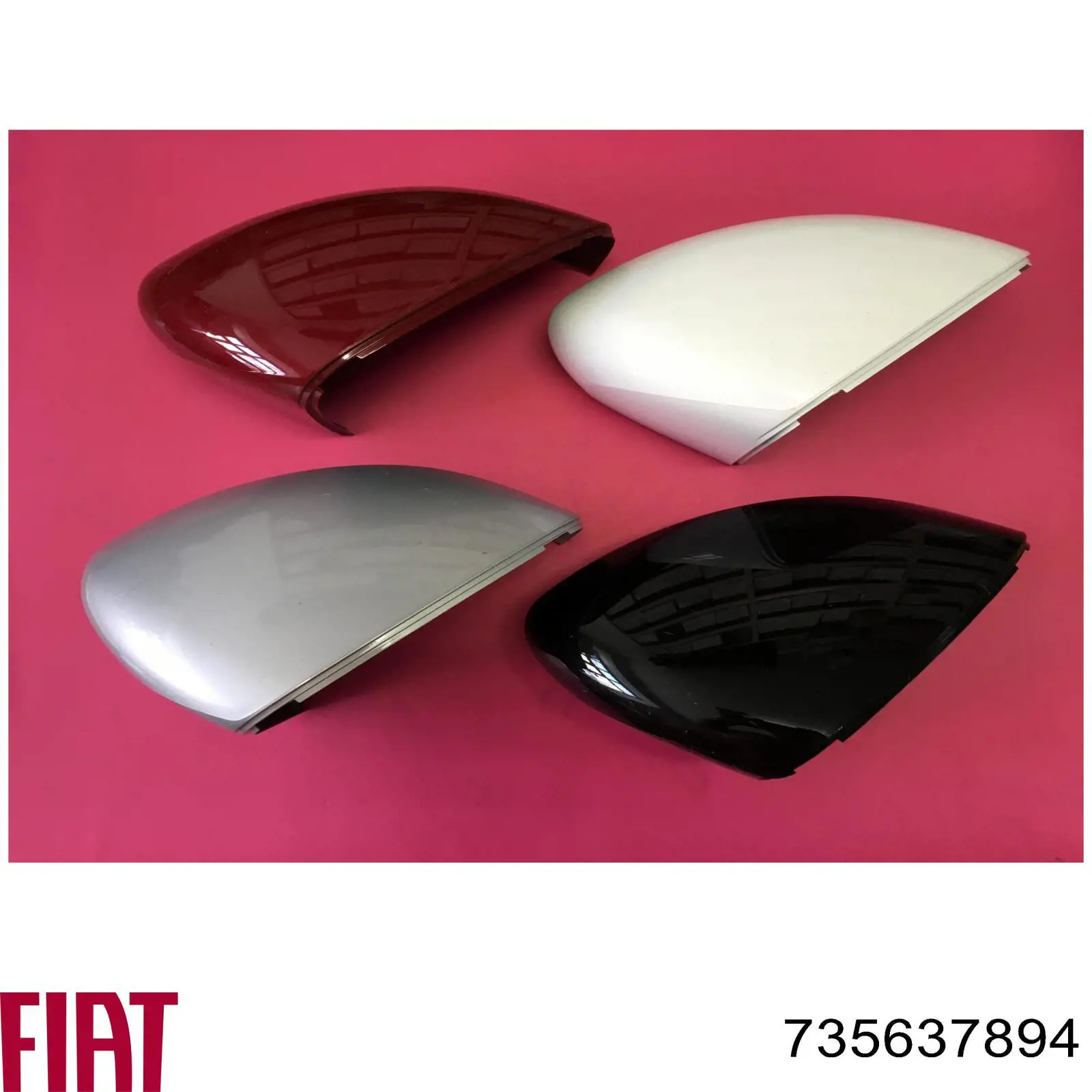 735637894 Fiat/Alfa/Lancia Накладка правого бокового дзеркала