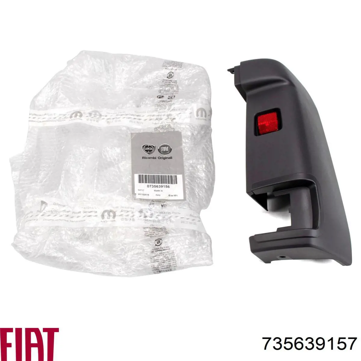 Ікло заднього бампера ліве Fiat/Alfa/Lancia 735639157