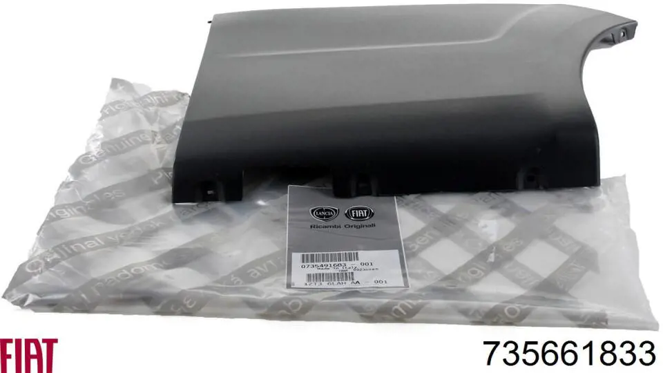 Праве бічне дзеркало Fiat/Alfa/Lancia 735661833 ціна, від  USD