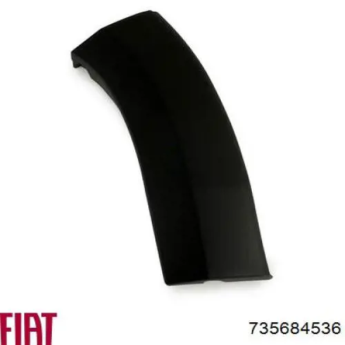 Купити 735684536 Fiat/Alfa/Lancia Накладка бампера переднього, права