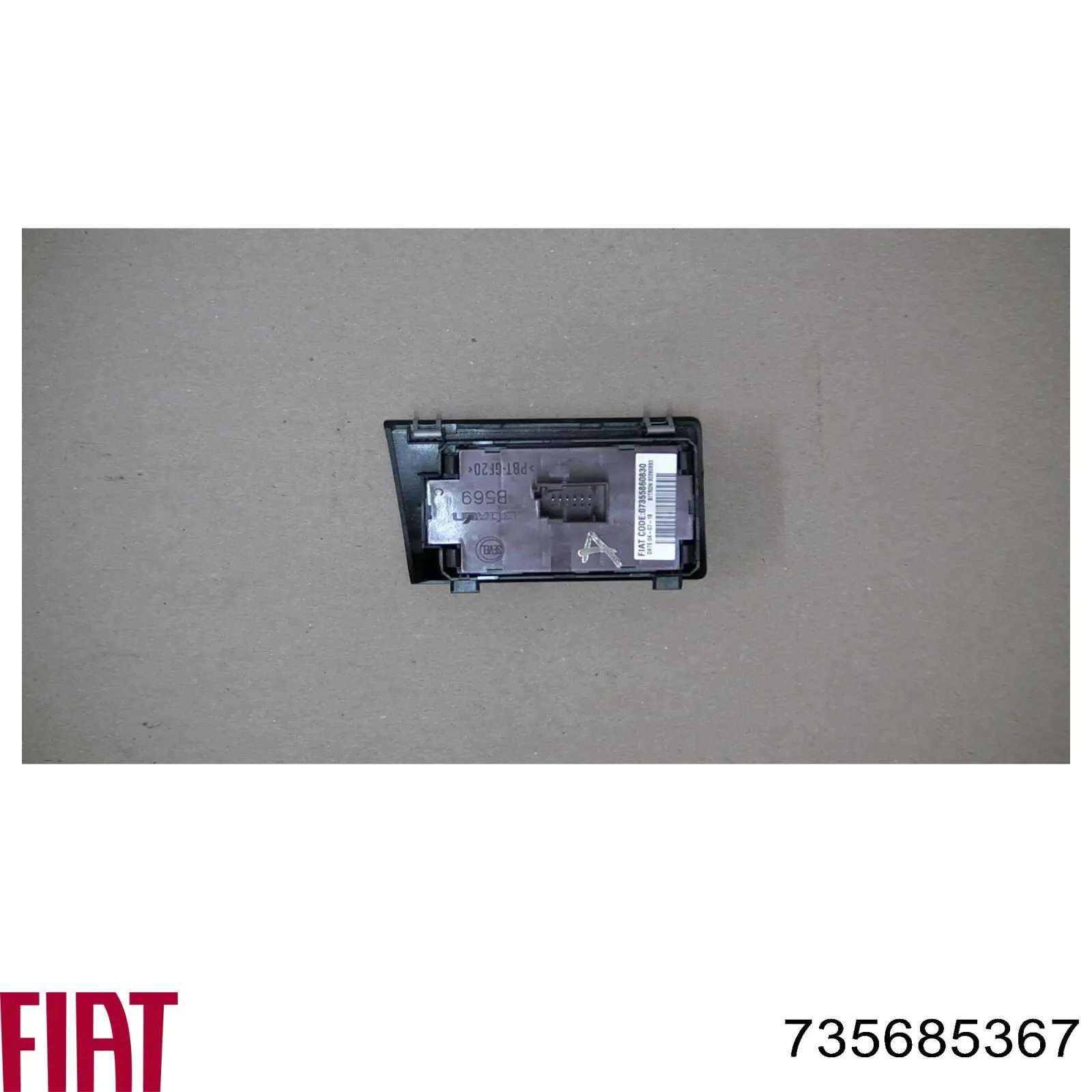 Бампер задній, права частина 735685367 Fiat/Alfa/Lancia