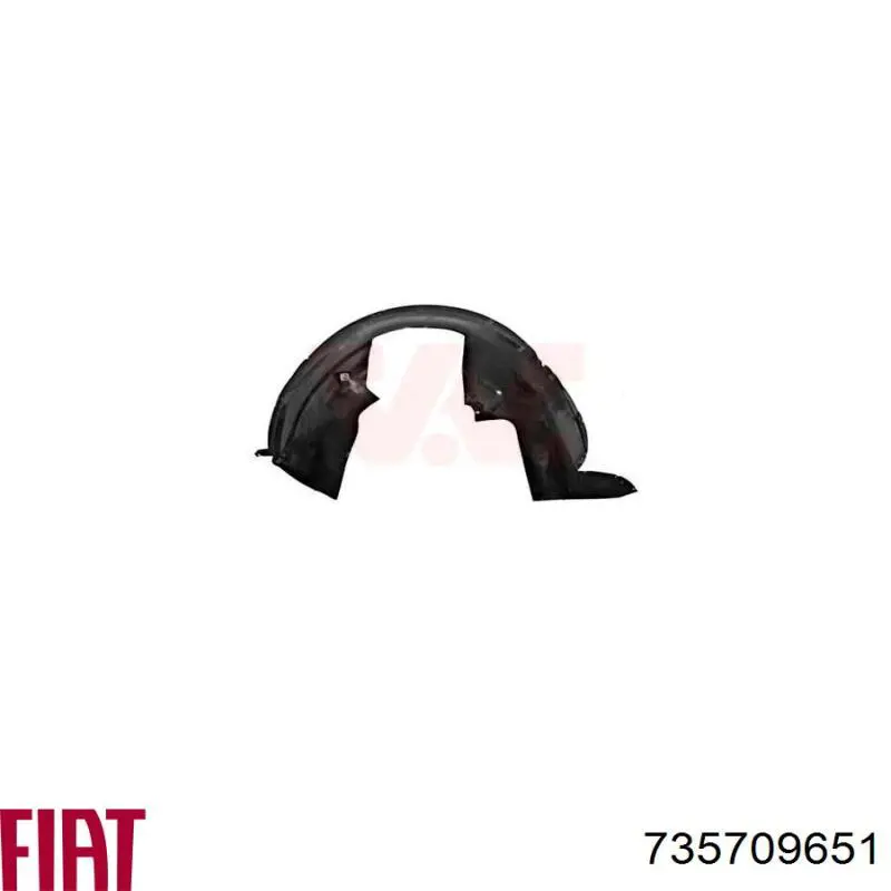 735709651 Fiat/Alfa/Lancia Підкрилок переднього крила, лівий