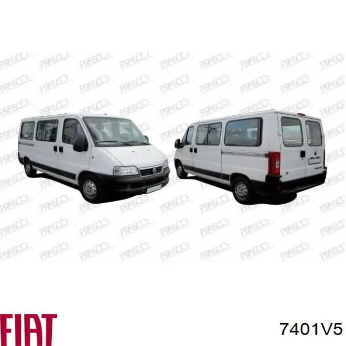 Передній бампер 735307541 Fiat/Alfa/Lancia