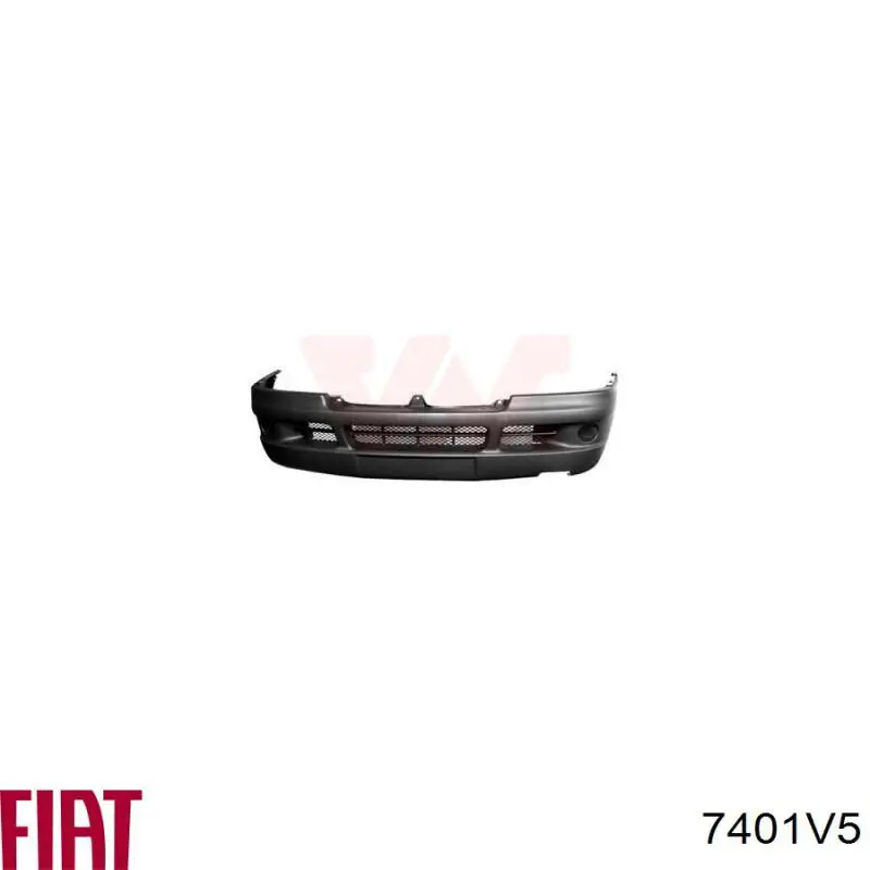 7401V5 Fiat/Alfa/Lancia Бампер передній в зборі