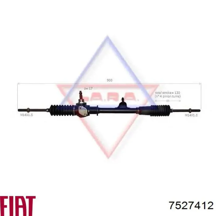 Купити 7527412 Fiat/Alfa/Lancia Рульова рейка