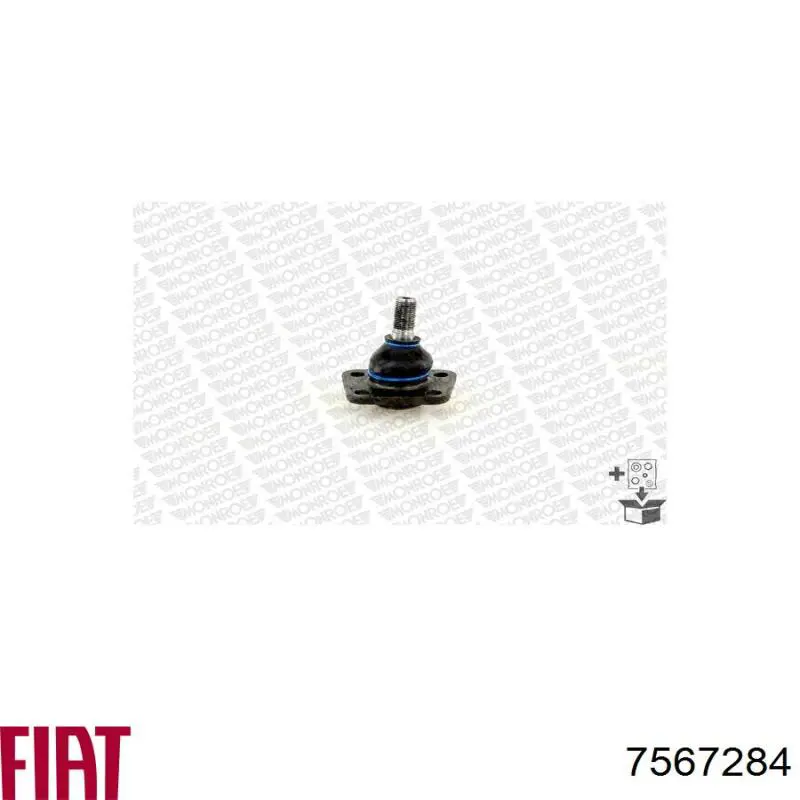 7567284 Fiat/Alfa/Lancia Кульова опора, верхня